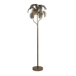 Lampadaire couleur bronze en forme de palmier
