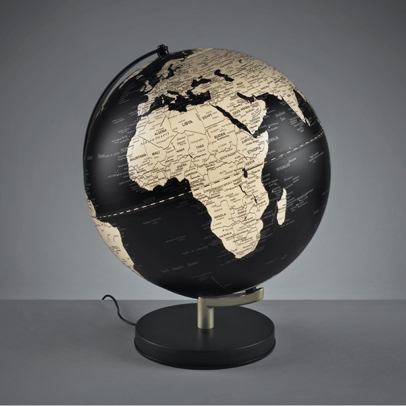Globe terrestre décoratif LED  Blanche Duault Décoration - Vannes
