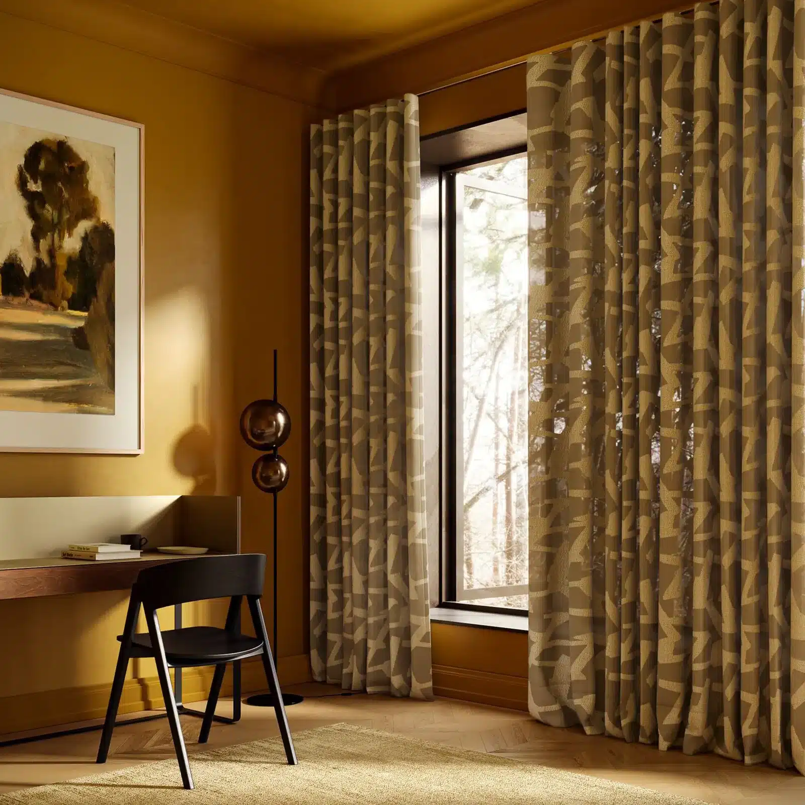 Tissu haut de gamme Zimmer + Rohde, texture raffinée et finition soignée